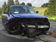 Einer von 382 Unfällen auf Ausserrhoder Strassen im vergangenen Jahr: Dieser Wagen verunfallte im vergangenen August auf der Schwägalp. (Bild: Kapo AR)