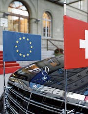 Die Interessen der Schweiz und der EU zeigen nicht immer in dieselbe Richtung. (Bild: Peter Klaunzer /Keystone)