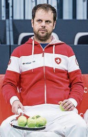 Der Schweizer Captain Severin Lüthi warnt vor den Weissrussen. (Bild: Alexandra Wey/KEY)