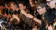 Am Bläserevent der Musikschule Wil sind auch die Bläserkids zu hören. (Bild: PD)