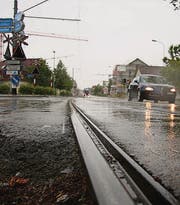 Der geplante Kreisel ist vom Tisch. Eine Ampel soll hier bei der Abzweigung zur Eschlikonerstrasse künftig den Verkehr regeln. (Bild: Simon Dudle)