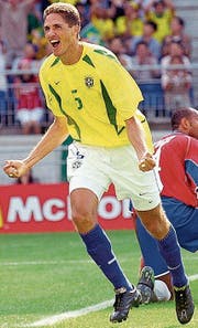 Defensivspieler Edmilson Moraes wurde 2002 mit Brasilien Fussball-Weltmeister. (Bild: Keystone)