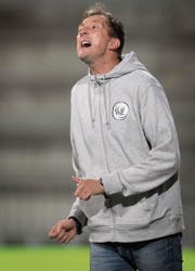 FC-Wil-Trainer Konrad Fünfstück fehlt gesperrt. (Bild: Urs Bucher)