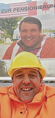 Werner Stiefel hat auf dem «Thron» ein Selfie gemacht. (Bild: pd)
