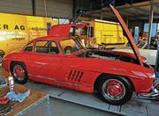 Knallrot. Der Mercedes mit den Flügeltüren. (Bild: Reto Martin (Reto Martin))