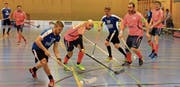 Freut sich aufs spezielle Erlebnis: Remo Tischhauser (am Ball) vom UHC Rangers Grabs-Werdenberg. (Bild: Robert Kucera)