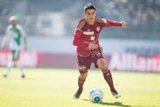 Vergangenheit: Moreno Costanzo im Trikot des FC Vaduz. (Bild: DOMINIK BAUR (PPR))