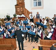 Die Musikgesellschaft Reute überzeugte mit ihren Beiträgen am Sonntag. (Bild: IKS)