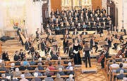 Konzertabend in Kreuzlingen-Emmishofen, mit Solistin Claudia von Tilzer und Dirigentin Annedore Neufeld. (Bild: Mario Gaccioli)