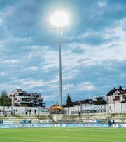 Die Wolken über der IGP-Arena verziehen sich: Der FC Wil muss bei der Lichtanlage mit keinen weiteren Sanktionen rechnen. (Bild: Urs Bucher)
