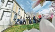 Durfte im Ausflugsprogramm der Waadtländer FDP-Politiker nicht fehlen: das Napoleonmuseum auf dem Arenenberg. (Bild: Donato Caspari)