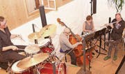 Das Quartett Tangorea sorgte unter der Leitung der Grabserin Annalise Bereiter für gute Stimmung in der Alten Mühle Gams. (Bild: Heidy Beyeler)