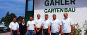 Die Crew der Firma Gähler Gartenbau AG. (Bild: pd)