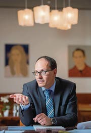 FDP-Regierungsratskandidat Marc Mächler: «Ich bin ein waschechter St. Galler.» (Bild: Urs Bucher)