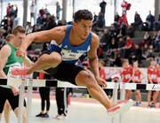 Hürdensprinter Brahian Peña wurde in Magglingen seinen hohen Ansprüchen mit Platz zwei nicht gerecht. (Bild: Jörg Oegerli)