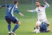 FCV-Akteur Philipp Muntwiler wird für einmal erfolgreich gestoppt. (Bild: Stefan Tresfzer)