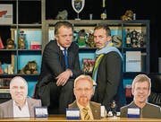 Ein Bild aus der fünften Staffel: Uwe Schuran und Markus Keller. (Bild: Reto Martin)