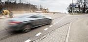 Die Kreuzung Bernrain bleibt bis Anfang Sommer eine Baustelle. (Bild: Reto Martin)