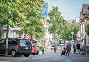 Die Alleestrasse ist eine wichtige Einkaufsstrasse. (Bild: Reto Martin)