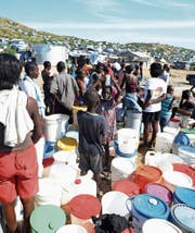 Hilfslieferungen nach dem verheerenden Erdbeben in Haiti von 2010. (Bild: Thony Belizaire/AFP (Port-au-Prince, 4. Januar 2011))