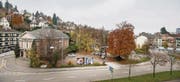 Ein Fall für die neue Bauplanung: Auf dem Platztor-Areal am nordöstlichen Rand der St. Galler Altstadt sind Erweiterungsbauten der Universität vorgesehen. (Bild: Urs Bucher)