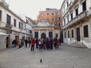 Die Galluskirche am «Campo S. Gallo» in der Nähe des Markusplatzes in Venedig. (Bild: Peter Erhart)
