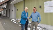 Jürg Winnewisser (links) arbeitet ab Oktober im Ärztehaus Nesslau, Lars Schläpfer eröffnet im Juni eine Hausarztpraxis in Wattwil. (Bild: Sabine Schmid)