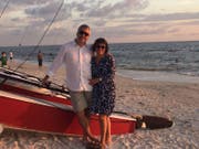 Diese Idylle in Florida ist nicht mehr da: Der Thurgauer René Haag und seine Frau Marion Berg müssen mit ihrem neunjährigen Sohn vor dem Hurrikan Irma fliehen. "Wir haben Angst um unser Leben und um unsere Existenz." (Bild: pd)