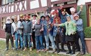 Das Fasnachtskomitee ist bestens motiviert auf die kommende Buure- fasnacht 2018. (Bild: PD)