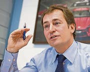 «Ich fühle mich voll im Saft»: Nationalrat Roland Rino Büchel. (Bild: Coralie Wenger)