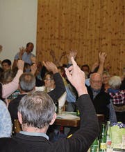 Die grosse Mehrheit stimmt dem Millionenkredit zu.