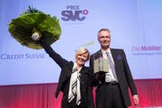 Die Gewinner des Prix SVC Ostschweiz 2016: Andrea Berlinger Schwyter und Daniel Schwyter. (Bild: pd)