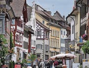 Der Blick in die Altstadt nach dem Durchschreiten des Untertors.