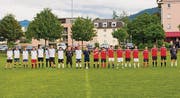 Vor dem Spiel: IST Roznov, Tschechien, gegen IST AG, Schweiz. (Bild: pd)