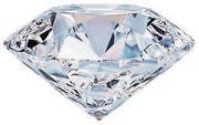 A beautiful sparkling diamond on a light reflective surface. 3d image. Isolated white background. (Bild: Anatoly Maslennikov (31587034))