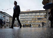Die Schweizer Banken sind besorgt: Der Streit mit der EU führt vermehrt zu Rechtsunsicherheit. (Bild: Gaëtan Bally/Keystone (Zürich, 9. Februar 2016))