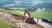 Die Bauarbeiten am Müliweg haben im September begonnen. (Bilder: Olivia Hug)