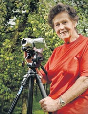 Für Christine Leumann ist das Filmen weit mehr als nur ein Hobby. (Bild: Reto Martin)