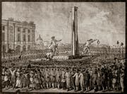Der franzoesische König Louis XVI. wurde am 21. Januar 1793 auf dem Place de la Revolution, dem heutigen Place de la Concorde, enthauptet.