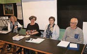 Ein neues und drei bekannte Gesichter des Vorstands: Karin Fiechter, Renate Bieg, Barbara Auer und Hans Toggenburger. (Bild: pd)
