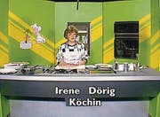 Die Urnäscherin Irene Dörig war die Protagonistin der ersten Kochsendung des Schweizer Fernsehens. (Bild: srf)