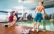 Eine Idee für den heimischen Garten inspiriert diese Besucher an der Inhaus-Messe in Weinfelden. (Bild: Andrea Stalder)