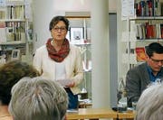 Vereinspräsidentin Sandra Kuster liest den Jahresbericht. (Bild: PD)