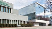 Der TKB-Neubau fällt durch seine Glasfassade auf. (Bild: PD)