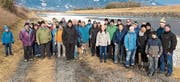 Die Sektion Rheintal-Liechtenstein des Hauswarteverbands unternahm eine Winterwanderung. (Bild: PD)