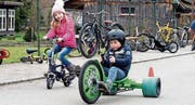 Die Kinder hatten ihren Spass am Veloplausch in Islikon. (Bild: Andreas Taverner)