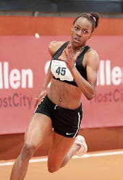 An der Hallen-SM in St. Gallen stand für Yasmin Giger der Sieg nicht im Vordergrund. (Bild: Jörg Oegerli)