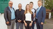 Der Vorstand ad interim der FDP AI: Josef Holderegger, Stefan Millius, Livia Wyss, David Zimmermann, Gido Karges. (Bild: PD)
