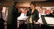 Ein Solo von Geraldine Sprenger an der Abendunterhaltung des Männerchors zum Lied «Mama Loo». (Bild: Andreas Taverner)