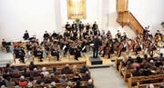 Die 57 Musikerinnen und Musiker des Jugendorchesters Thurgau spielen in einer Konzertreihe unter anderem Meisterwerke von Beethoven, David und Brahms. (Bild: Manuela Olgiati)
